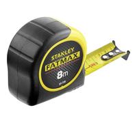 STANLEY 0-33-728 Mètre Ruban 8M - Gamme FATMAX - Revêtement Blade Armor - Ruban Ultra Épais - Plus Résistant - Revêtement Mylar Anti-Abrasion Et Anti-Corrosion
