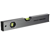 STANLEY 0-43-617 Niveaux Tubulaires Magnétiques Xtreme 40 Cm - Gamme FATMAX - Corps Aluminium - 3 Fioles Réversibles - Semelle Usinées - Anti-Abrasion - Poignée Bi Matière - Précision +/- 0,5Mm