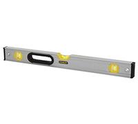 STANLEY 0-43-637 Niveaux Tubulaires Magnétiques Xtreme 90 Cm - Gamme FATMAX - Corps Aluminium - 3 Fioles Réversibles - Semelle Usinées - Anti-Abrasion - Poignée Bi Matière - Précision +/- 0,5Mm