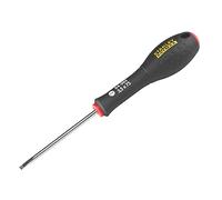 STANLEY 0-64-983 Tournevis Electricien 3.5 X 75 Mm Gamme FATMAX - Fabriqués En France - Lame En Acier - Sablage De L'Empreinte - Poignée Soft Grip - Liaison Quasi Incassable - Anticorrosion