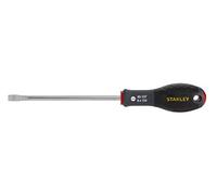 STANLEY 0-65-137 Tournevis Pointe Évasée 8.0 X 150Mm Gamme FATMAX - Fabriqués En France - Lame En Acier - Sablage De L'Empreinte - Poignée Soft Grip - Liaison Quasi Incassable - Anticorrosion