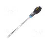 Stanley Tournevis FatMax Pozidriv PZ4 200 mm – Poignée Soft Grip – Fabriqué en France