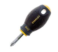 STANLEY 0-65-407 Tournevis Phillips No. 2 X 30 Mm - Gamme FATMAX - Fabriqués En France - Lame En Acier - Sablage De L'Empreinte - Poignée Soft Grip - Liaison Quasi Incassable - Anticorrosion