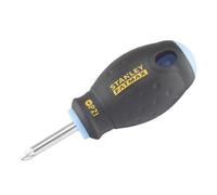 STANLEY 0-65-408 Tournevis Gamme FATMAX - Fabriqués En France - Lame En Acier - Sablage De L'Empreinte - Poignée Soft Grip - Liaison Quasi Incassable - Finition Anticorrosion