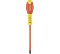 STANLEY 0-65-419 Tournevis - Gamme FATMAX - Fabriqués En France - Lame En Acier - Sablage De L'Empreinte - Poignée Soft Grip - Liaison Quasi Incassable - Finition Anticorrosion