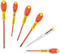 Stanley 0-65-443 FatMax Tournevis isolés (plats/Pozi), jeu de 6 pieces