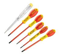 Stanley 0-65-443 FatMax Tournevis isolés (plats/Pozi), jeu de 6 pieces