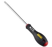STANLEY 0-65-483 Tournevis Pointe Évasée 5,5 X 150 Mm - Gamme FATMAX - Fabriqués En France - Lame En Acier - Sablage De L'Empreinte - Poignée Soft Grip - Liaison Quasi Incassable - Anticorrosion