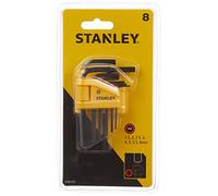 Stanley 0-69-251 Jeu de 8 clés hexagonales mâles métriques (1,5-6mm)