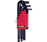 Stanley 0-69-256 Jeu de 9 clés mâles a tete sphérique (1,5-10mm)