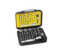 Stanley 0.6cm Clé Métrique Douille Cliquet et Bout Set 39 Pièce STA113906