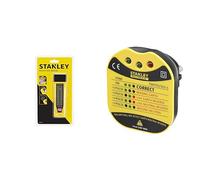 Stanley 0-77-030 Testeur/Détecteur d'Humidité, Précision 2% & Fmht82569-6 Testeur Pour Prise Mural Gamme FatMax - Voltage 230V - LEDs Pour Donner Différentes Informations