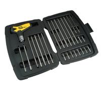 Stanley Jeu de clés à cliquet FATMAX 0-79-153 – Manche T, cliquet 3 positions, 27 pièces