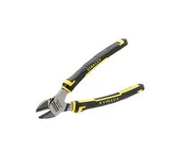 STANLEY 0-89-858 Pince Coupante Diagonale 160 Mm - Gamme FATMAX - Fabriqués En France - Acier Trempé Haute Qualité - Finit Laqué - Poignée Bi Matière - Conforme Aux Normes Din 5749 Et NF E 73-105