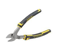 Stanley 0-89-860 Pince Coupante Diagonale 160 Mm - Gamme FatMax - Fabriquée France - Acier Trempé - Haute Résistance - Poignée Bi-Matière Plus Confortable - Normes Din 5749 Et NF E 73-105