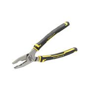 STANLEY 0-89-867 Pince Universelle 185 Mm - Gamme FATMAX - Fabriqués En France - Acier Trempé Haute Qualité - Poignée Bi Matière - Conforme Aux Normes Din 5745 Et NF E 73-102