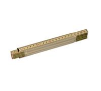 Stanley Règle pliante en bois naturel 2 m 15 mm