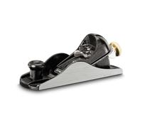 Stanley 1-12-220 Rabot à recaler 180mm - Largeur 40mm - Joues Rectifiées - Réglage manuel Simple et Rapide Via molette - Structure en métal Résistant Aux Chocs - AntiCorrosion - Semelle Usinée