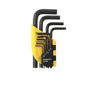 STANLEY Jeu de 9 clés mâles courtes 1-13-929 – Gamme Pro têtes sphériques 1,5–10 mm
