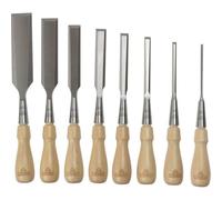 STANLEY 1-16-793 Set 8 ciseaux sculpeur sh 6 à 32mm, Jaune