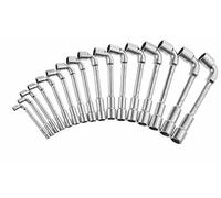 STANLEY 1-17-386 Clé à pipe débouchée 6 x 12 pans Jeu de 16 pièces