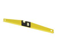 STANLEY 1-42-804 Niveau Trapézoïdal Profilé 60 cm Fabriqué en France - Corps Profilé en T - Semelle Usinée - Deux Fioles Tubulaires