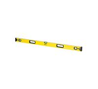 STANLEY 1-43-536 Niveau À Bulle 90 cm Gamme FATMAX - Structure en Aluminium Renforcé- 3 Fioles Haute Visibilité - 2 Semelles Usinées -2 Poignées Bi matière - Embouts de Protection