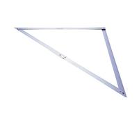 STANLEY 1-45-013 Équerre Dépliante 120 X 120 X 170 Cm En Aluminium - Solide Et Légère - Angle 45 Et 90° - Idéale Pour Le Contrôle Et Le Traçage en Gros Œuvre, Carrelage Et Montage De Cloisons