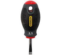 STANLEY 1-65-400 Tournevis Boule Électricien 5,5X30Mm - Gamme FATMAX - Fabriqués En France - Lame En Acier - Sablage De L'Empreinte - Poignée Soft Grip - Liaison Quasi Incassable - Anticorrosion