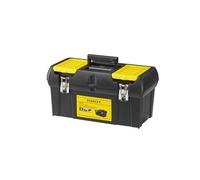 Stanley 1-92-066 Caisse À Outils 494 x 263 x 250mm Cadenassable - 2 Organiseurs Sur Le Couvercle - Porte-Outils Amovible Intégré - Attaches métalliques Anti-Corrosion Multicolore