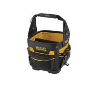 STANLEY 1-93-952 Sacoche À Outils Gamme FATMAX - Base Rigide - Structure métallique - Résistante À l'Eau - Sangle Bandoulière - 40 cm - 600x600 deniers