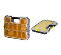 Stanley 1-97-518 Organiseur Fatmax Deep Pro & 1-97-517 Rangement Organiseurs Et Casiers Gamme FatMax - Etanche - Polycarbonate Incassable