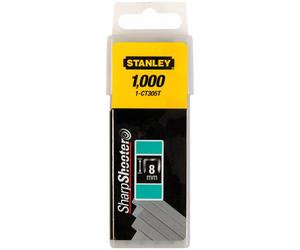 Stanley 1-CT305T Agrafes plates compatible 6-CT10X, 8mm/5/16”, 1000pcs