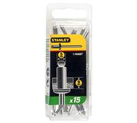 Stanley Rivet en aluminium 1-PAA66T 5 mm x 9,5 mm Boîte de 15 pièces