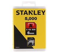 Stanley Agrafes 1-TRA204-5T 6 mm Type A inoxydables – Boîte 5000 pièces
