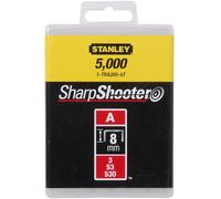 Stanley 1-TRA205-5T Agrafes type A 5/53/530, 8mm, boite de 5000pcs
