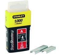 Stanley 1-TRA206T Agrafes type A 5/53/530, 10mm, boite de 1000pcs