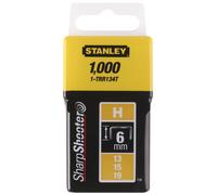 Stanley 1-TRR134T Agrafes 6mm Type H - 1000 pieces