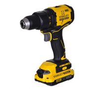 Stanley - Perceuse-visseuse sans fil 18 V, 2 batteries 2 Ah, chargeur SFMCD710D2K-QW