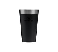 Stanley 1913 Adventure Stacking Beer Pint 0.47L - Black 2.0 | Garder les Boissons Fraîches Pendant 4h - Verre à Bière en Acier Inoxydable - À Empiler - Double Paroi Isolante