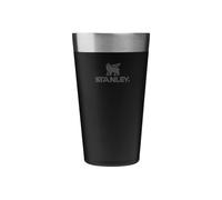 Stanley 1913 Adventure Stacking Beer Pint 0.47L - Garder les Boissons Fraîches Pendant 4h - Verre à Bière en Acier Inoxydable - Double Paroi Isolante - Lavable au Lave-Vaisselle - Matte Black