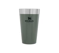 Stanley 1913 Adventure Stacking Beer Pint 0.47L - Hammertone Green | Garder les Boissons Fraîches Pendant 4h - Verre à Bière en Acier Inoxydable - À Empiler - Double Paroi Isolante