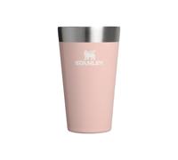 Stanley 1913 Adventure Stacking Beer Pint 0.47L - Peach Whip Gloss | Garder les Boissons Fraîches Pendant 4h - Verre à Bière en Acier Inoxydable - À Empiler - Double Paroi Isolante