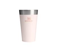 Stanley 1913 Adventure Stacking Beer Pint 0.47L - Rose Quartz | Garder les Boissons Fraîches Pendant 4h - Verre à Bière en Acier Inoxydable - À Empiler - Double Paroi Isolante