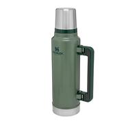 Stanley Classic Legendary Thermosflasche Edelstahl 1.4L - Thermos Hält 40 Stunden Heiß oder Kalt - Edelstahl Thermoskanne - BPA-Frei - Spülmaschinenfest - Hammertone Green
