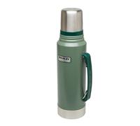 Stanley 1913 Classic Legendary 1L - Maintient la Température 24h (Chaud/Froid) - Bouteille Isotherme - Sans BPA - Gourde Inox - Hammertone Green