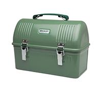 STANLEY 1913 Classic Lunch Box 9.5L Hammertone Green - Stainless Steel Lunch Box With Handle - Bpa Free Food Container - Can Hold Vacuum Bottle Or Travel Mug