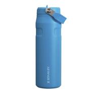 Stanley 1913 Flip Straw Gourde Isotherme 0.7L - Azure | Avec Paille - 10 Heures Froide - 2 Jours Glacée - Acier Inoxydable - Sans BPA - Etanche - Lavable Au Lave-Vaisselle - Thermos