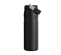 Stanley 1913 Flip Straw Gourde Isotherme 0.7L - Black | Avec Paille - 10 Heures Froide - 2 Jours Glacée - Acier Inoxydable - Sans BPA - Etanche - Lavable Au Lave-Vaisselle - Thermos