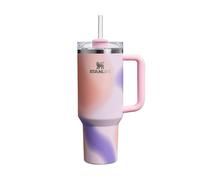 STANLEY Quencher H2.0 FlowState Mug Isotherme avec Paille 1.2L - Froid Pendant 11 Heures - Glacé Pendant 48 Heures - Thermos Lavable au Lave-Vaisselle - Gourde Inox Sans BPA - Rose Petal Motion